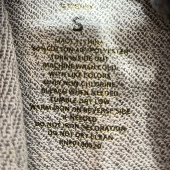 Disney Minnie Mouse Stripes Bow Hoodie Size Small - Picture 4 of 4